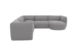 Dillon View Steel Corner Modular Sofa with Chaise RAF - 5 Seater by James Lane, a Sofas for sale on Style Sourcebook