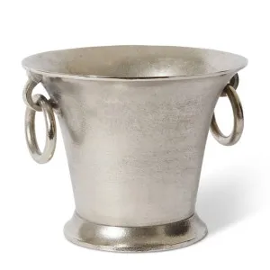 Aakil Wine Cooler Nickel - 27cm by Elme Living, a Decor for sale on Style Sourcebook