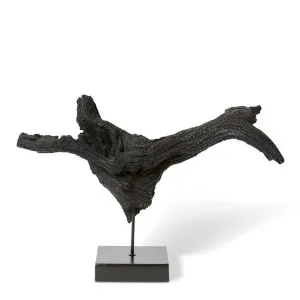 Akhule Sculpture Black/Black - 43cm by Elme Living, a Statues & Ornaments for sale on Style Sourcebook
