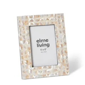 Anjali 4 x 6" Photo Frame Pearl - 19cm by Elme Living, a Decor for sale on Style Sourcebook