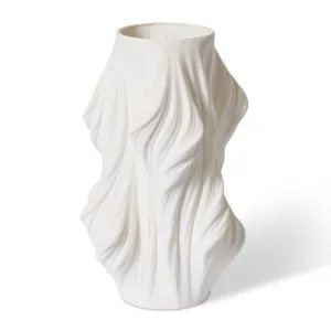 Blanca Vase White - 41cm by Elme Living, a Vases & Jars for sale on Style Sourcebook