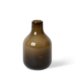 Bonolo Vase Brown - 20cm by Elme Living, a Vases & Jars for sale on Style Sourcebook