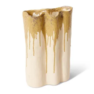 Brenya Vase Stone - 40cm by Elme Living, a Vases & Jars for sale on Style Sourcebook