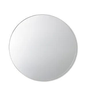 Coco Round Wall Mirror White - 80cm by Elme Living, a Mirrors for sale on Style Sourcebook