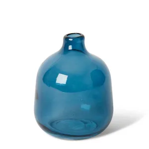 Dalili Bottle Blue - 14cm by Elme Living, a Decor for sale on Style Sourcebook