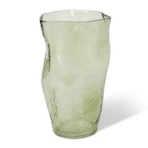 Delfina Vase Green - 25cm by Elme Living, a Vases & Jars for sale on Style Sourcebook
