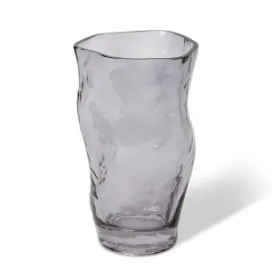 Delfina Vase Smoke - 20cm by Elme Living, a Vases & Jars for sale on Style Sourcebook