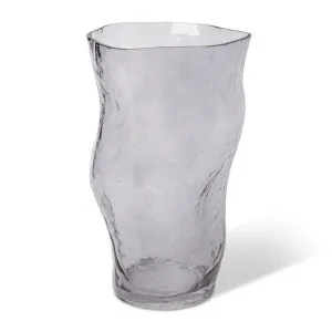 Delfina Vase Smoke - 25cm by Elme Living, a Vases & Jars for sale on Style Sourcebook