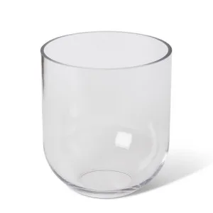 Halima Vase Clear - 18cm by Elme Living, a Vases & Jars for sale on Style Sourcebook