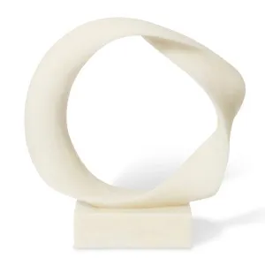 Holmes Sculpture White - 57cm by Elme Living, a Statues & Ornaments for sale on Style Sourcebook