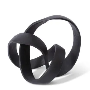 Jakari Sculpture Black - 18cm by Elme Living, a Statues & Ornaments for sale on Style Sourcebook