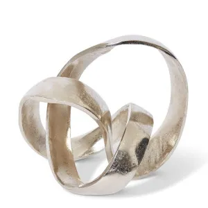 Jakari Sculpture Nickel - 18cm by Elme Living, a Statues & Ornaments for sale on Style Sourcebook