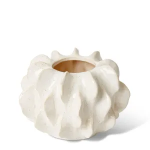 Kanika Vase White - 16cm by Elme Living, a Vases & Jars for sale on Style Sourcebook