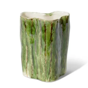 Kimani Vase Green - 19cm by Elme Living, a Vases & Jars for sale on Style Sourcebook