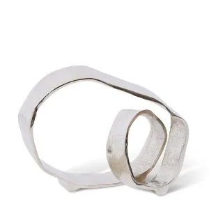 Liban Sculpture Nickel - 24cm by Elme Living, a Statues & Ornaments for sale on Style Sourcebook