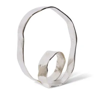 Liban Sculpture Nickel - 42cm by Elme Living, a Statues & Ornaments for sale on Style Sourcebook