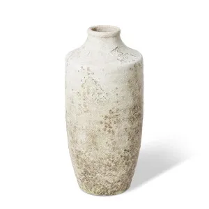 Lulama Vase Stone/Moss - 31cm by Elme Living, a Vases & Jars for sale on Style Sourcebook