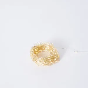 Luminous Bright String Light (Outdoor Adapter) Gold - 20m by Elme Living, a Lighting for sale on Style Sourcebook