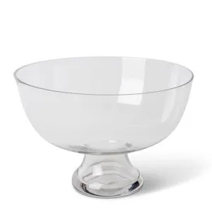 Lydia Bowl Clear - 24cm by Elme Living, a Vases & Jars for sale on Style Sourcebook