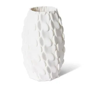 Maisha Vessel Ivory - 36cm by Elme Living, a Vases & Jars for sale on Style Sourcebook