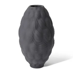 Mandisa Vessel Black - 41cm by Elme Living, a Vases & Jars for sale on Style Sourcebook