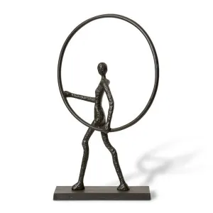 Musa Sculpture Black - 70cm by Elme Living, a Statues & Ornaments for sale on Style Sourcebook