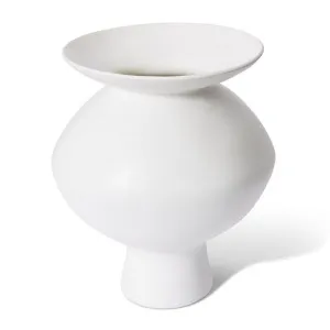 Nakano Flared Vase White - 34cm by Elme Living, a Vases & Jars for sale on Style Sourcebook