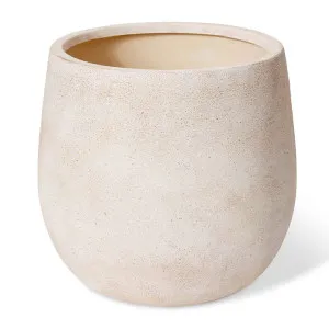 Olsen Pot Cream - 26cm by Elme Living, a Plant Holders for sale on Style Sourcebook