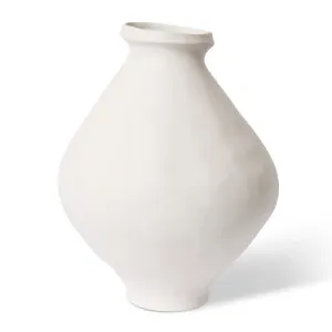 Otto Vase Matt White - 48cm by Elme Living, a Vases & Jars for sale on Style Sourcebook