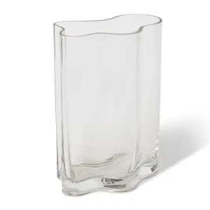 Paula Vase Clear - 25cm by Elme Living, a Vases & Jars for sale on Style Sourcebook