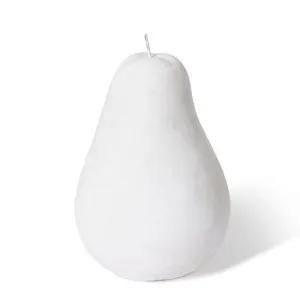 Pear Sculpture White - 22 cm by Elme Living, a Statues & Ornaments for sale on Style Sourcebook