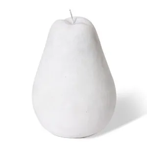 Pear Sculpture White - 28 cm by Elme Living, a Statues & Ornaments for sale on Style Sourcebook
