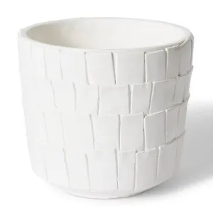 Peyton Pot White - 16cm by Elme Living, a Plant Holders for sale on Style Sourcebook