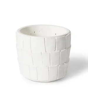 Peyton Pot White - 10cm by Elme Living, a Plant Holders for sale on Style Sourcebook