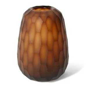 Romina Vase Brown - 20cm by Elme Living, a Vases & Jars for sale on Style Sourcebook