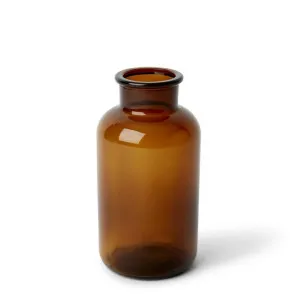 Specimen Bottle Brown - 21cm by Elme Living, a Vases & Jars for sale on Style Sourcebook