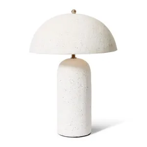 Tata Table Lamp White - 50cm by Elme Living, a Lighting for sale on Style Sourcebook