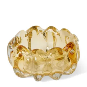 Thandie Bowl Amber - 10cm by Elme Living, a Decor for sale on Style Sourcebook