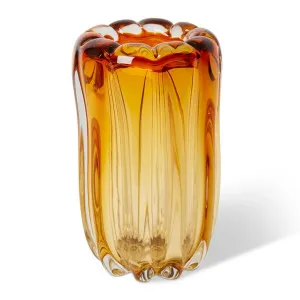 Thandie Tall Vase Amber - 26cm by Elme Living, a Vases & Jars for sale on Style Sourcebook