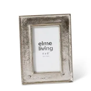 Vivek 4 x 6" Photo Frame Nickel - 20cm by Elme Living, a Decor for sale on Style Sourcebook