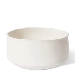 Yvette Bowl Matt White - 16cm by Elme Living, a Vases & Jars for sale on Style Sourcebook