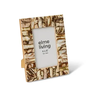 Zendaya 4x6" Photo Frame Brown - 22cm by Elme Living, a Decor for sale on Style Sourcebook