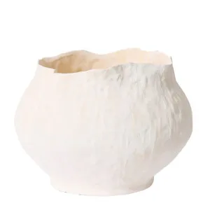 Luciano Porcelain White Vase - 27cm by James Lane, a Vases & Jars for sale on Style Sourcebook
