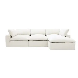 Skye Muse Flax Chaise Sofa Right Facing - 3 Seater by James Lane, a Sofas for sale on Style Sourcebook