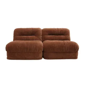 Reva Muse Rust 2 Seater Modular Sofa by James Lane, a Sofas for sale on Style Sourcebook