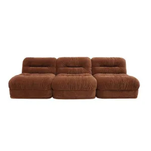 Reva Muse Rust 3 Seater Modular Sofa by James Lane, a Sofas for sale on Style Sourcebook
