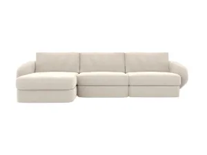 Esme Avon Mineral Chaise Sofa - 3 Seater by James Lane, a Sofas for sale on Style Sourcebook