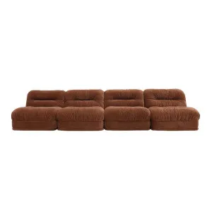 Reva Muse Rust 4 Seater Modular Sofa by James Lane, a Sofas for sale on Style Sourcebook