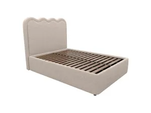 Miley Leo Gas Lift Bed Boucle Pumice Double by James Lane, a Beds & Bed Frames for sale on Style Sourcebook