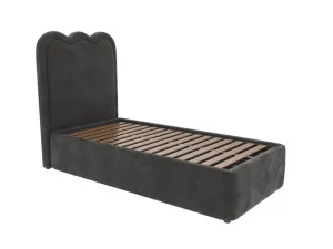 Miley Leo Gas Lift Bed California Charcoal King Single by James Lane, a Beds & Bed Frames for sale on Style Sourcebook